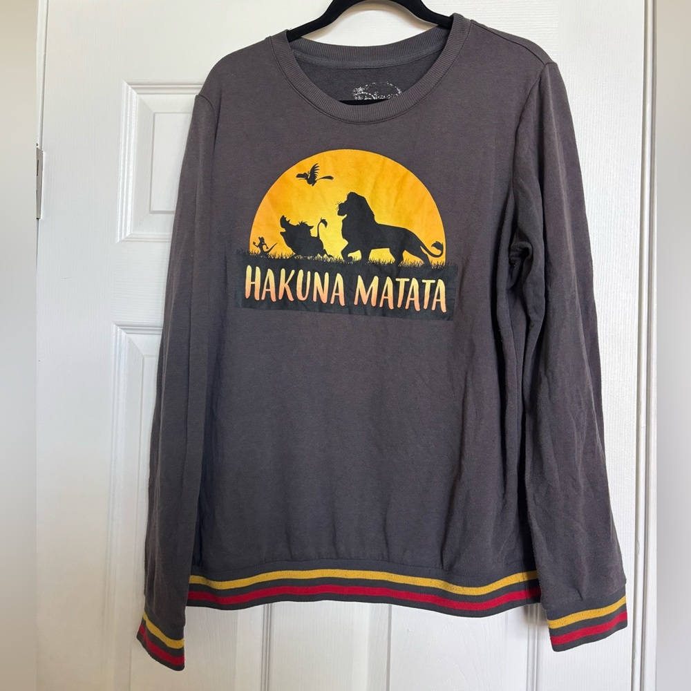 Disney Lion King Gray Graphic Sweatshirt